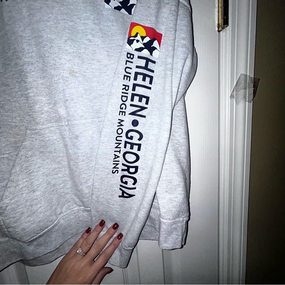Gray Helen Georgia Hoodie Size medium - Picture 2 of 6